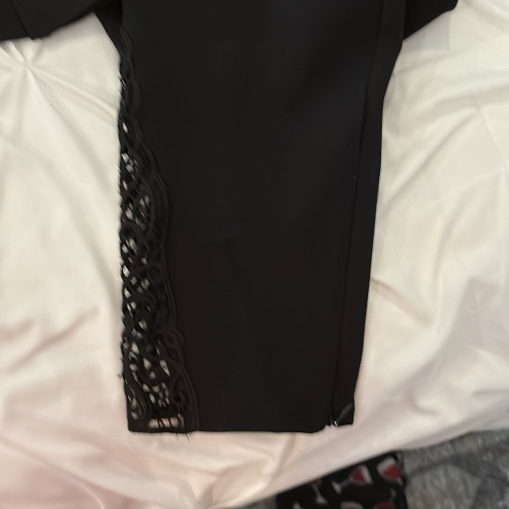 EUC Ann Taylor 2 pc Black Pant Set size XL - Picture 2 of 9